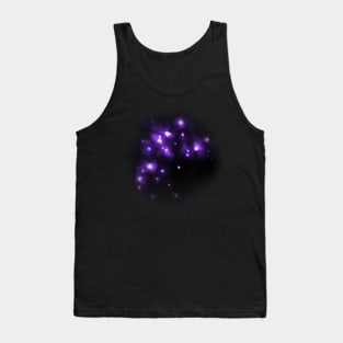 Magic purple stars and nebula Tank Top